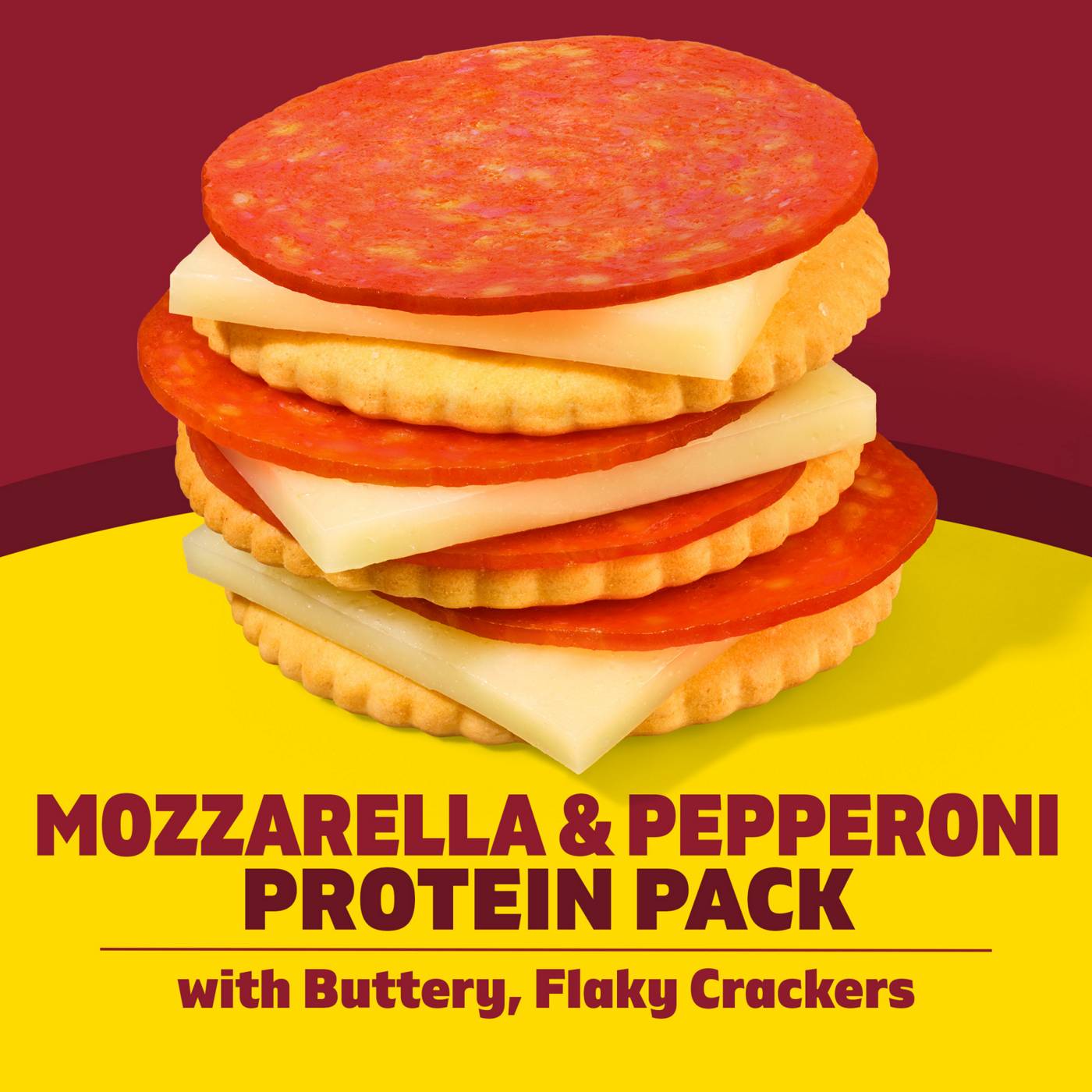 Lunchables Lunch Combinations Pepperoni & Mozzarella with Crackers; image 3 of 5