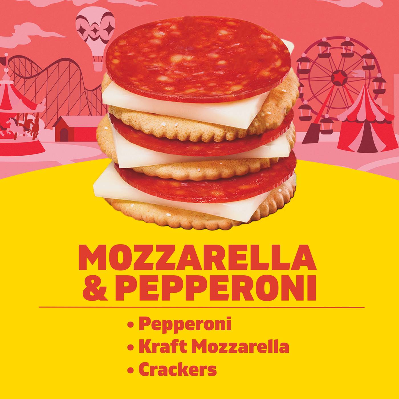 Lunchables Snack Kit Tray - Mozzarella & Pepperoni with Crackers; image 6 of 6