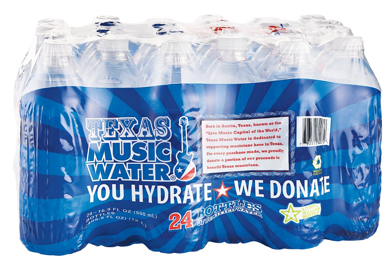 Texas Music Water Purified Water 24 PK - Shop Water at H-E-B