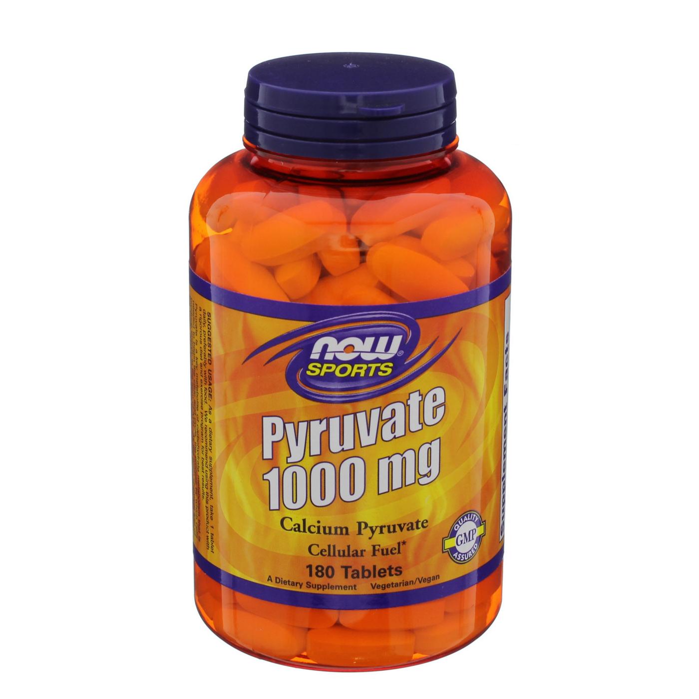 NOW Sports Pyruvate 1000 mg Tablets; image 1 of 2