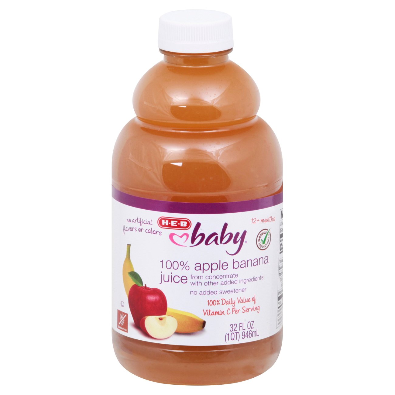 HEB Baby 100 Apple Banana Juice Shop Food & Formula at HEB