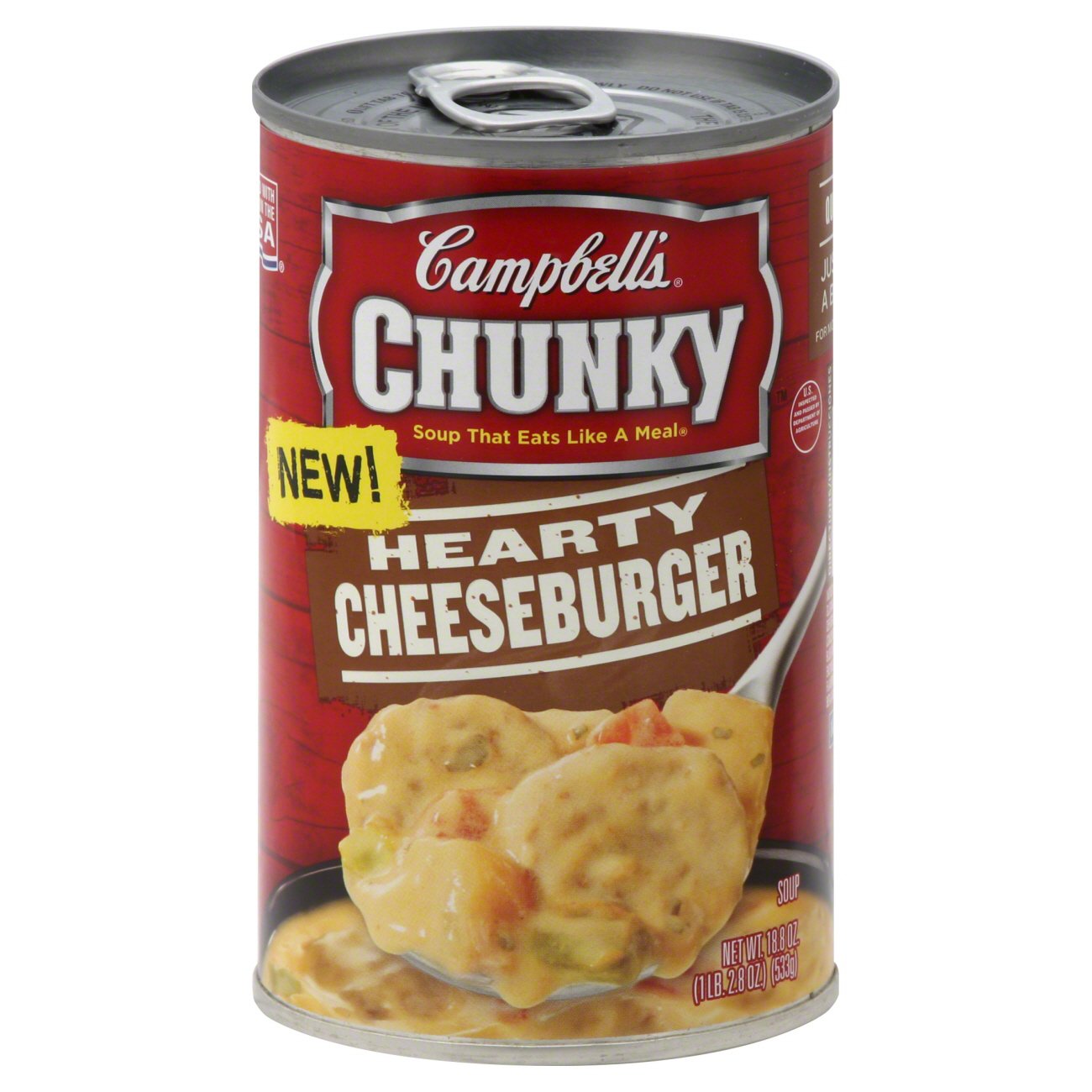 Campbell's Chunky Hearty Cheeseburger Soup Shop Soups & Chili at HEB