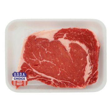 H-E-B Boneless Beef Ribeye Steak, Thick Cut - USDA Choice, Avg. 0.98 lb