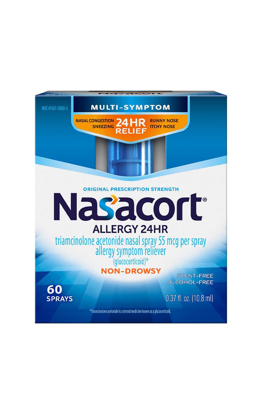 Nasacort Allergy 24 Hour Relief Nasal Spray; image 1 of 8