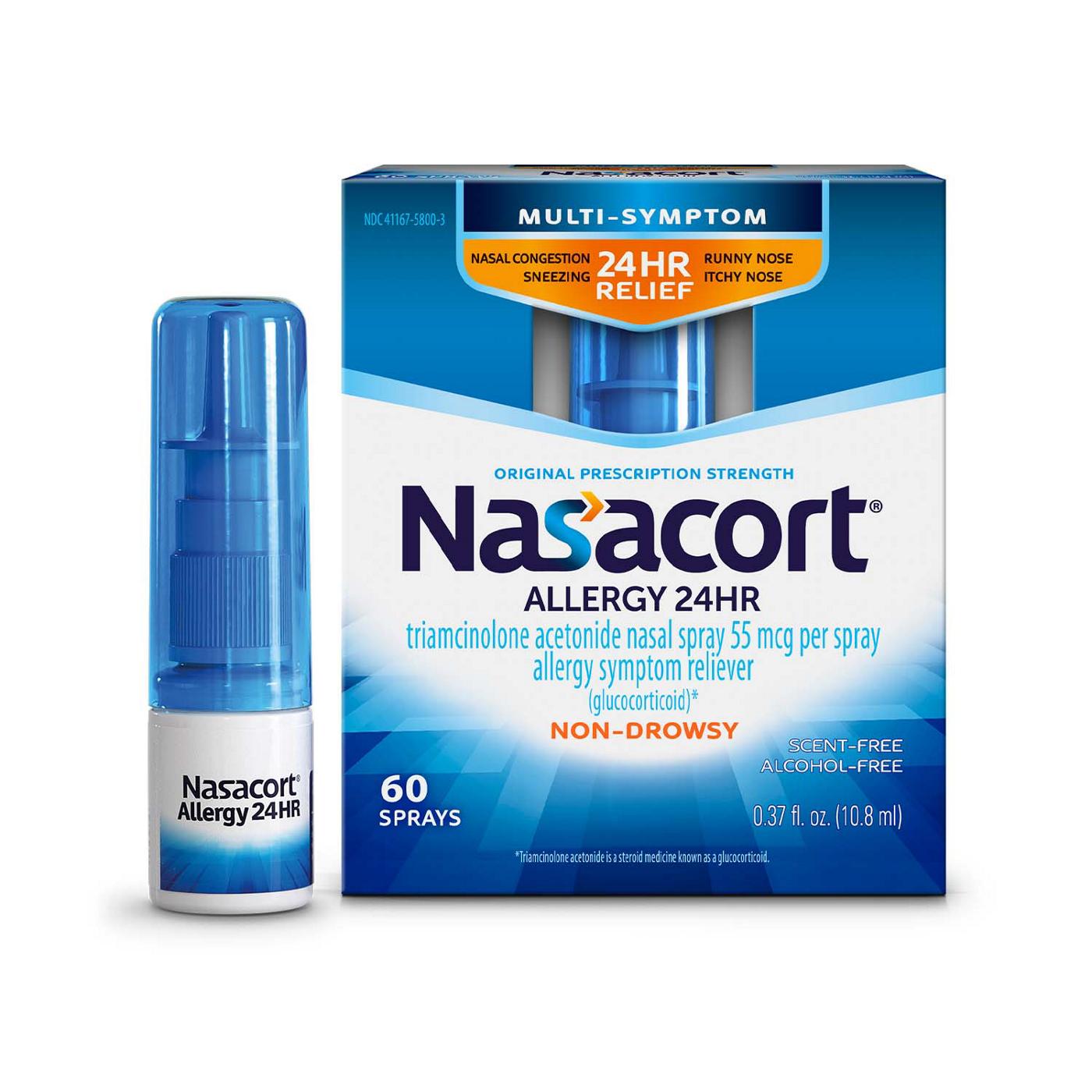 Nasacort Allergy 24 Hour Relief Nasal Spray; image 7 of 8