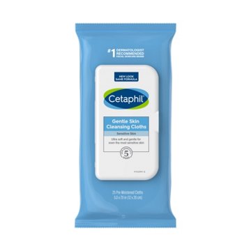 Cetaphil Gentle Skin Cleansing Cloths, 25.00 ea