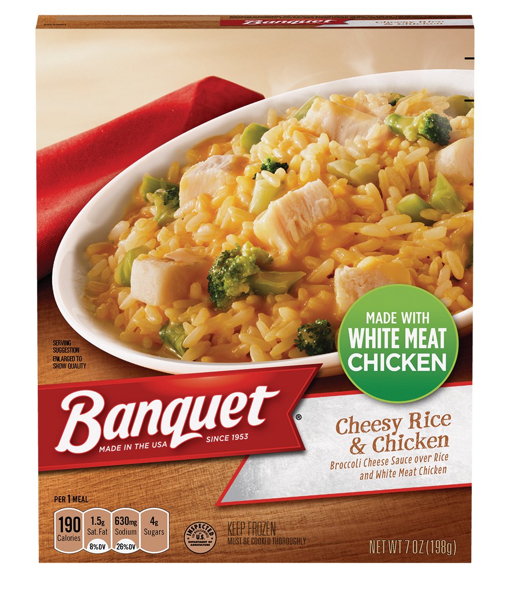 Banquet Cheesy Rice & Chicken - Shop Entrees & Sides at H-E-B