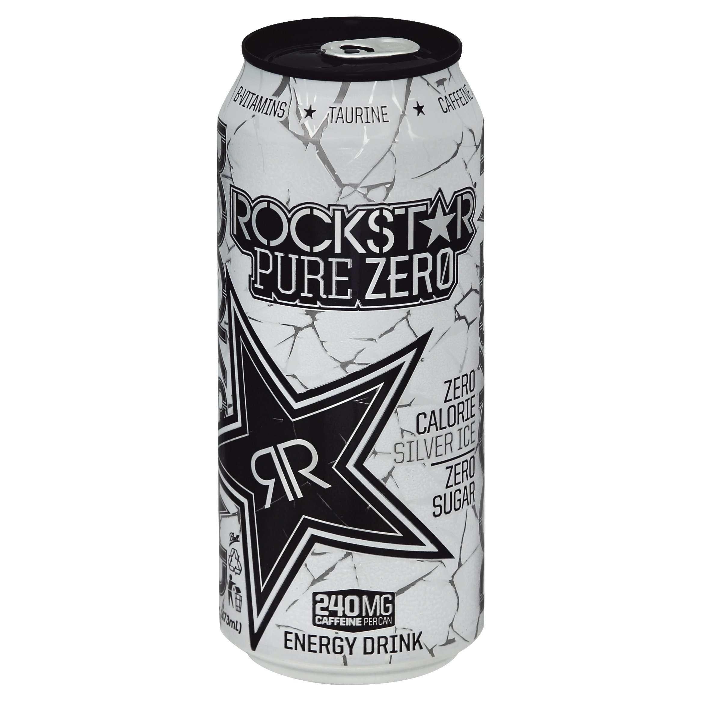 Rockstar Pure Zero Sugar Free Watermelon Kiwi Energy Drink 16 Fl Oz Food 4 Less