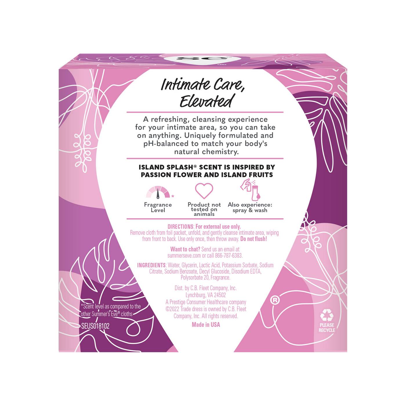 Summer's Eve Feminine Wipes - Island Splash; image 4 of 6