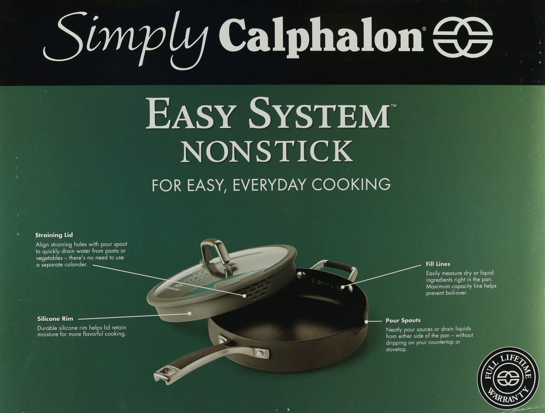 Simply Calphalon Easy System Nonstick 12 Piece Set; image 2 of 3