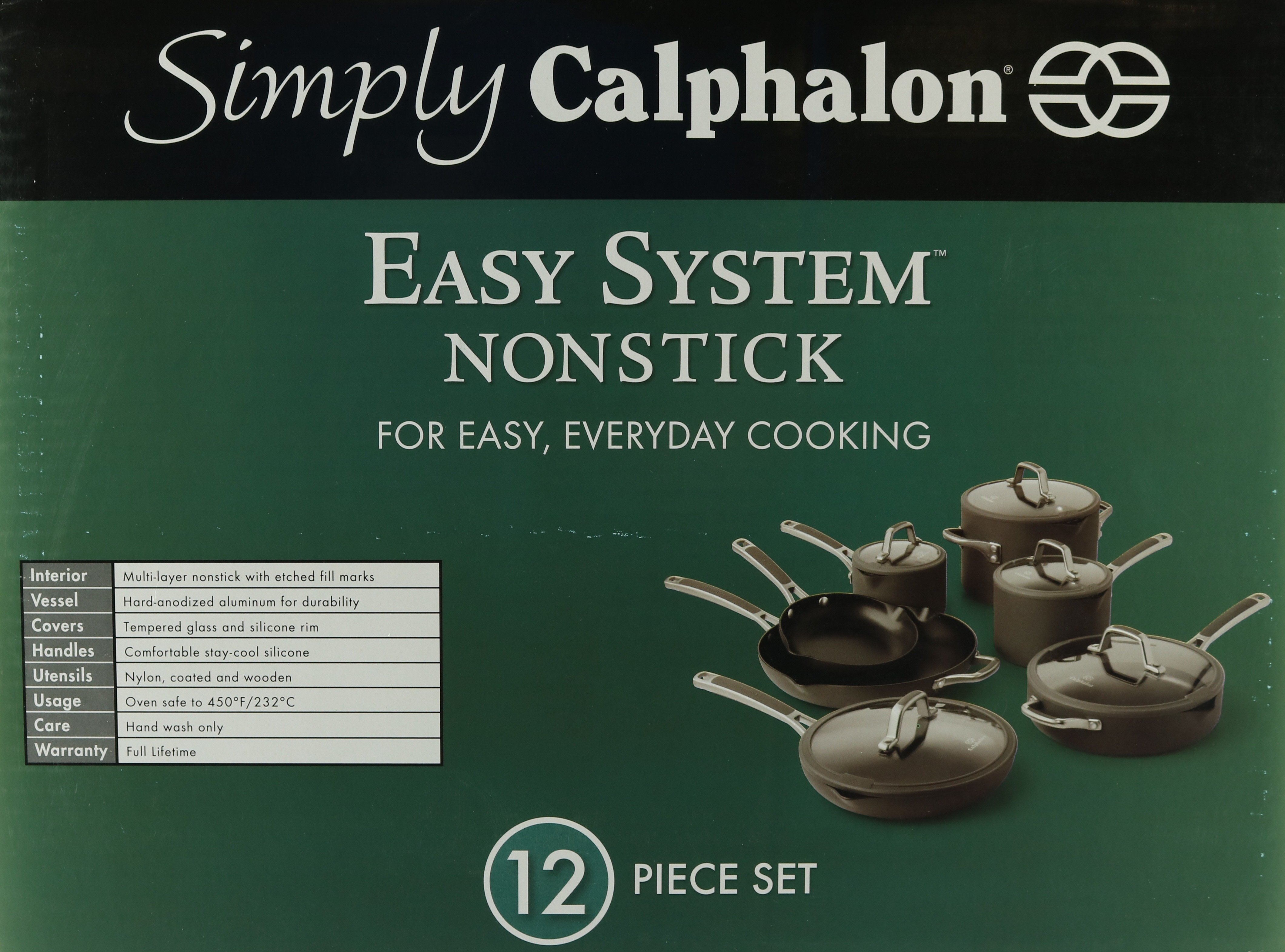 Simply Calphalon® 10-pc. Hard-Anodized Nonstick Cookware Set