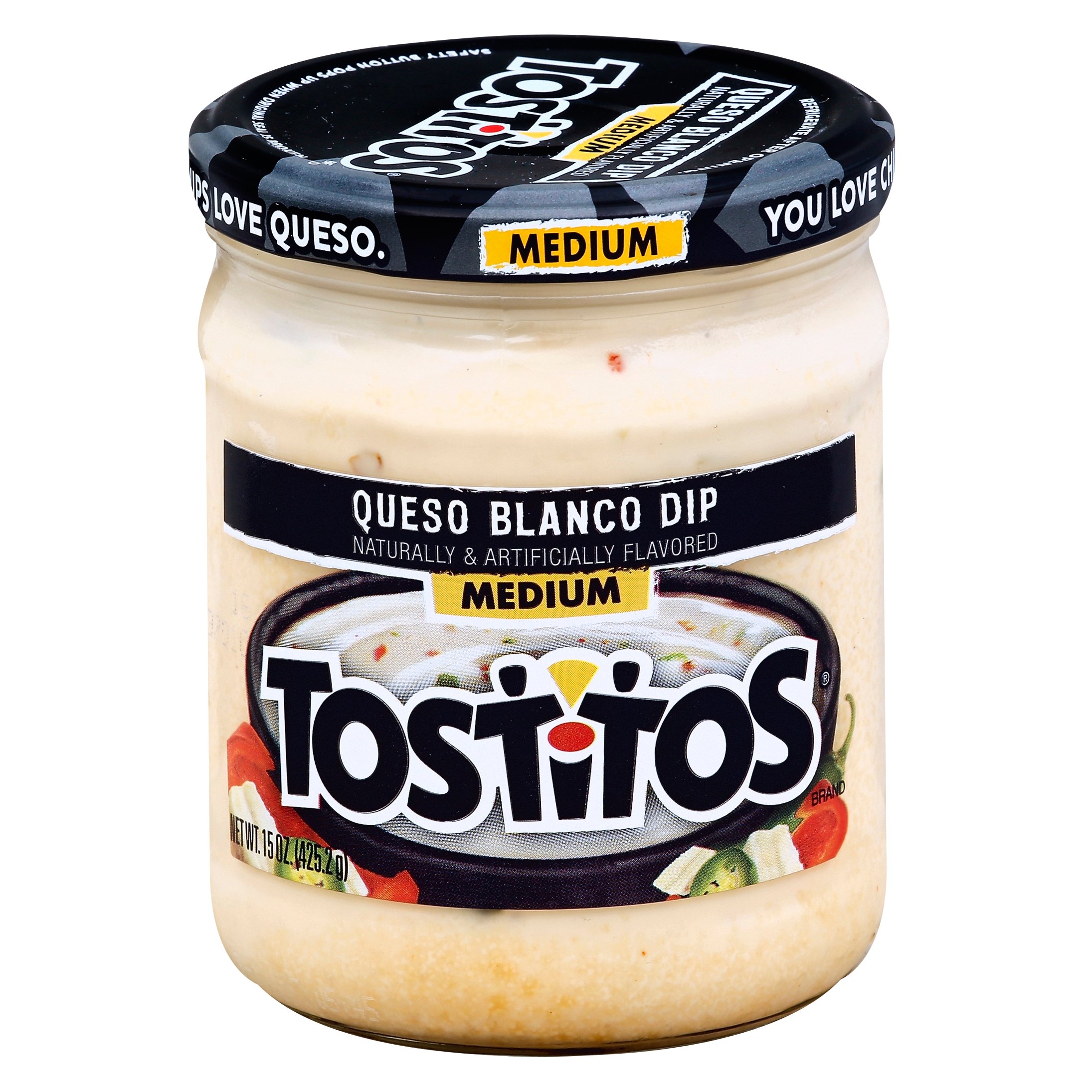 Tostitos Medium Queso Blanco Dip - Shop Salsa & Dip at H-E-B Does Tostitos Queso Need To Be Refrigerated