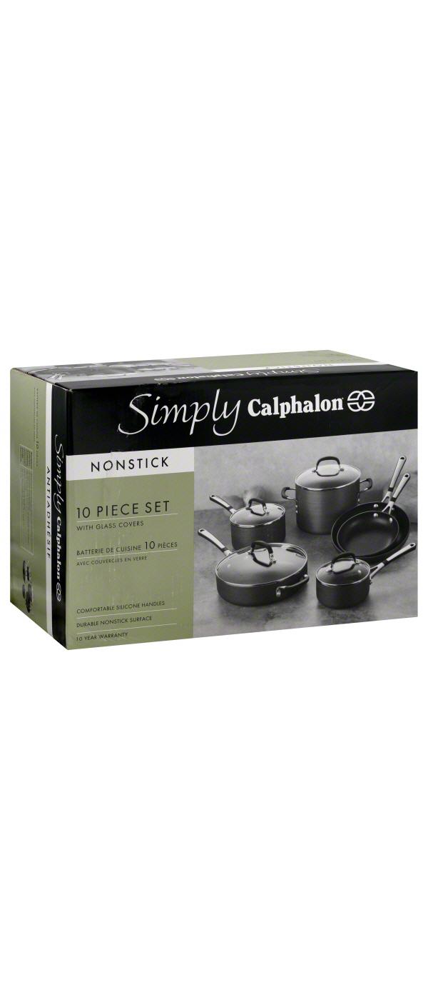 Simply Calphalon Nonstick 2-Quart Saucepan with Cover