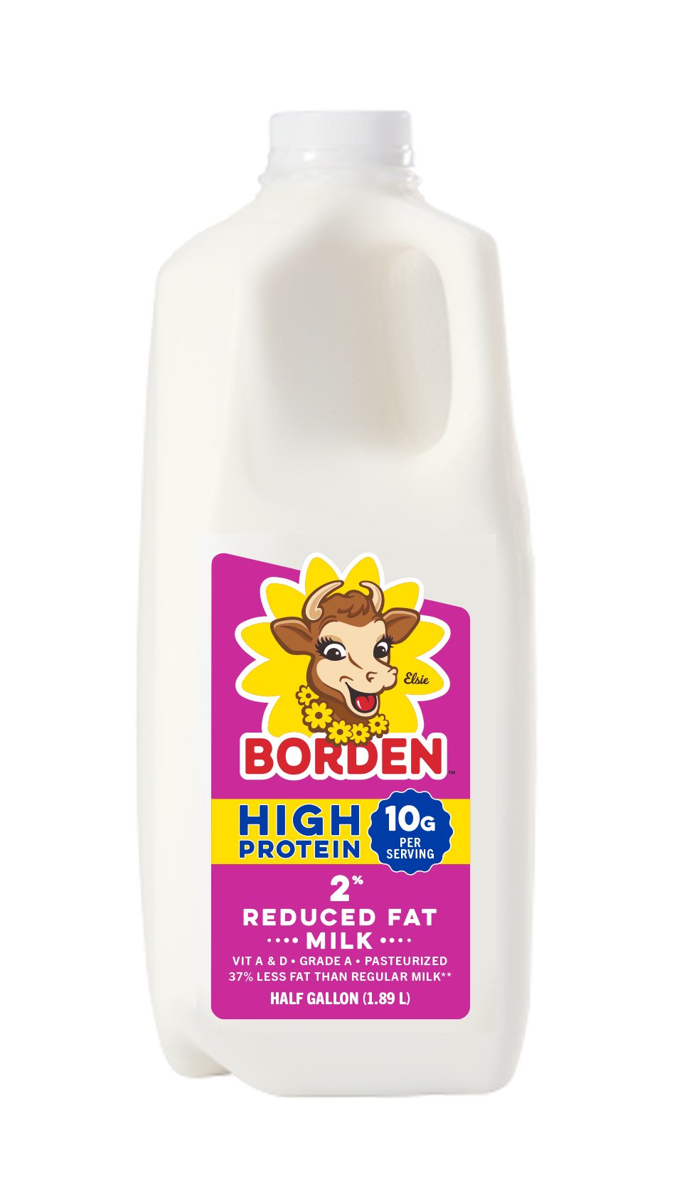 Borden Plus Hi Protein 2% Reduced Fat Milk - Shop Milk At H-E-B