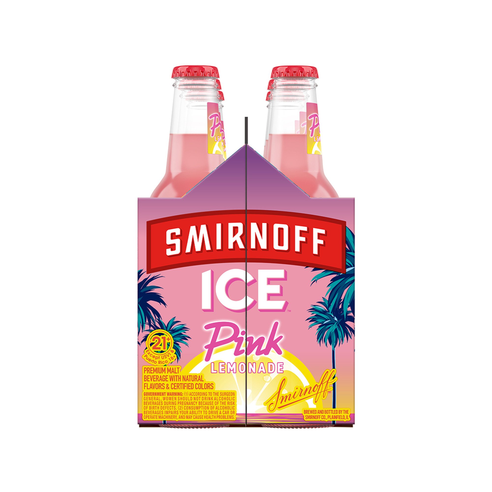 Smirnoff Ice Pink Lemonade - Shop Malt Beverages & Coolers at H-E-B