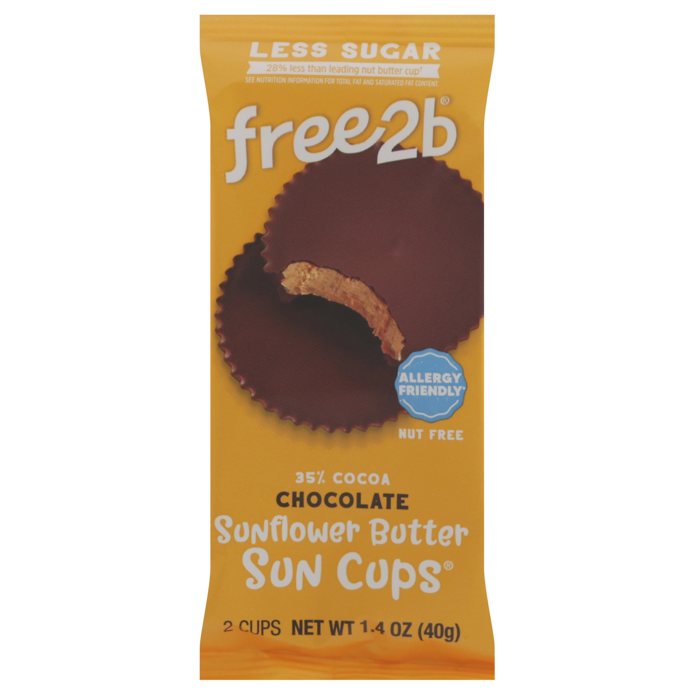 Free2B Milk Chocolate Sunflower Butter Cups Shop Free2B Milk