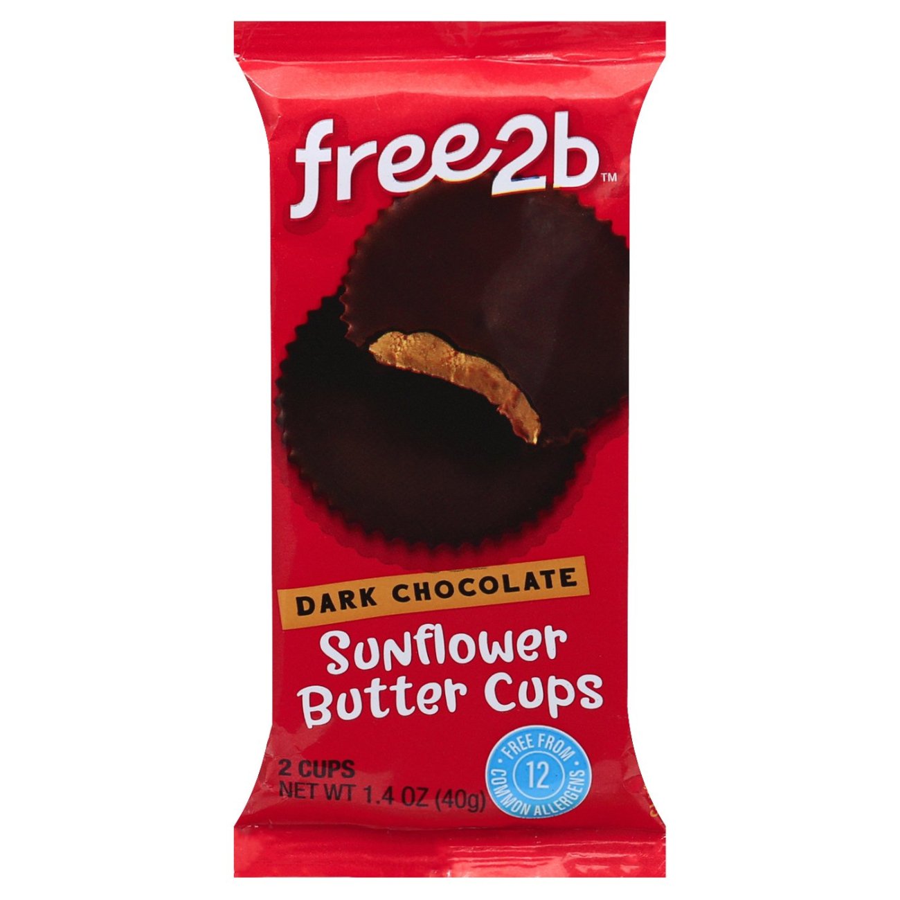 Free2b Dark Chocolate Sunflower Butter Cups Shop at HEB