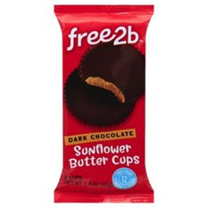 Free2b Dark Chocolate Sunflower Butter Cups, 1.4 oz | Central