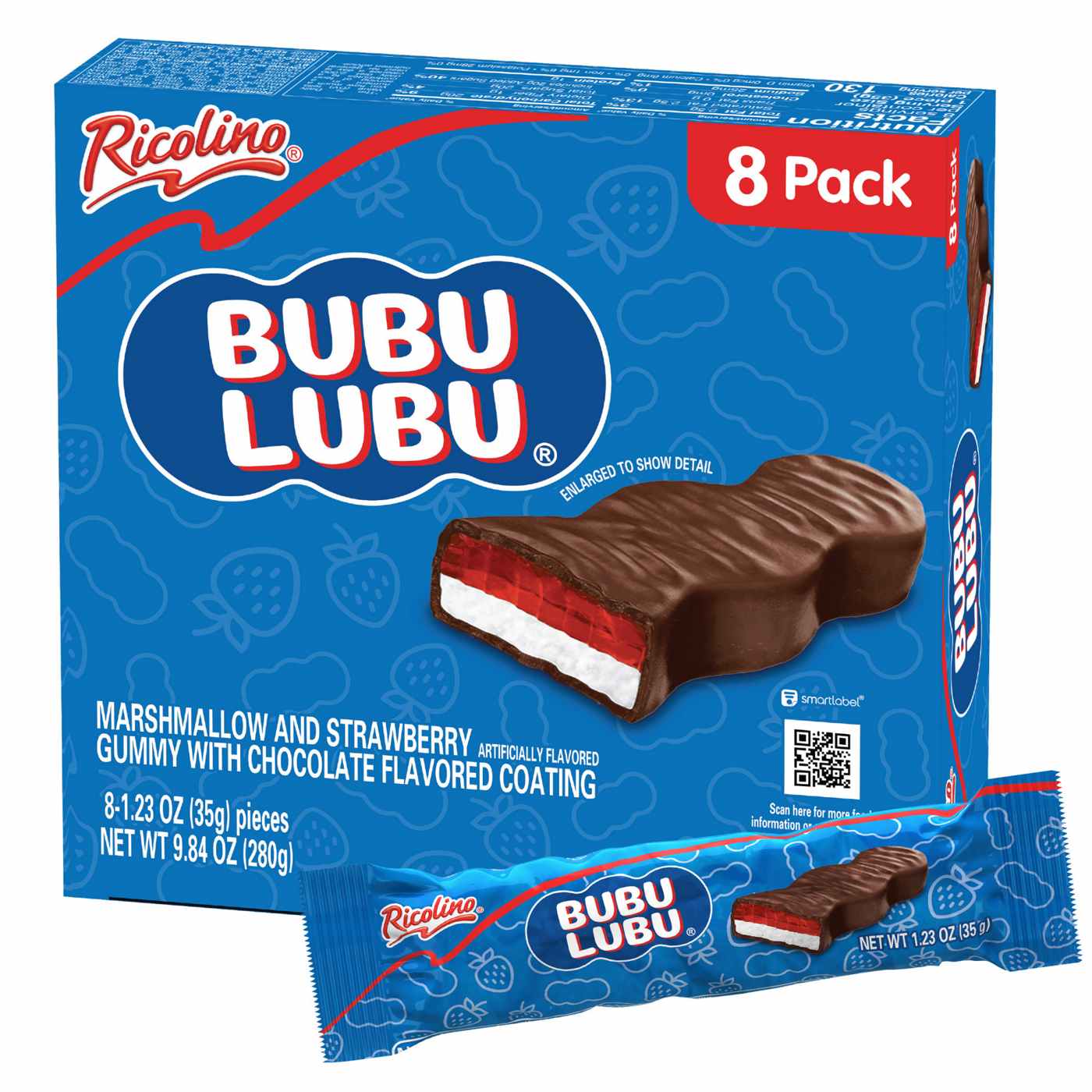 Ricolino Bubulubu Chocolate Marshmallow Bar; image 1 of 7