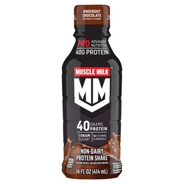 Muscle Milk 40g Protein Shake - Knockout Chocolate, 14 oz