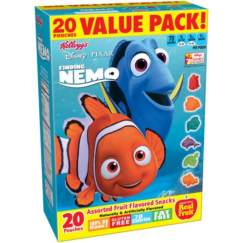 Kellogg's Nemo Assorted Fruit Flavored Snack Value Pack Shop Fruit snacks at HEB