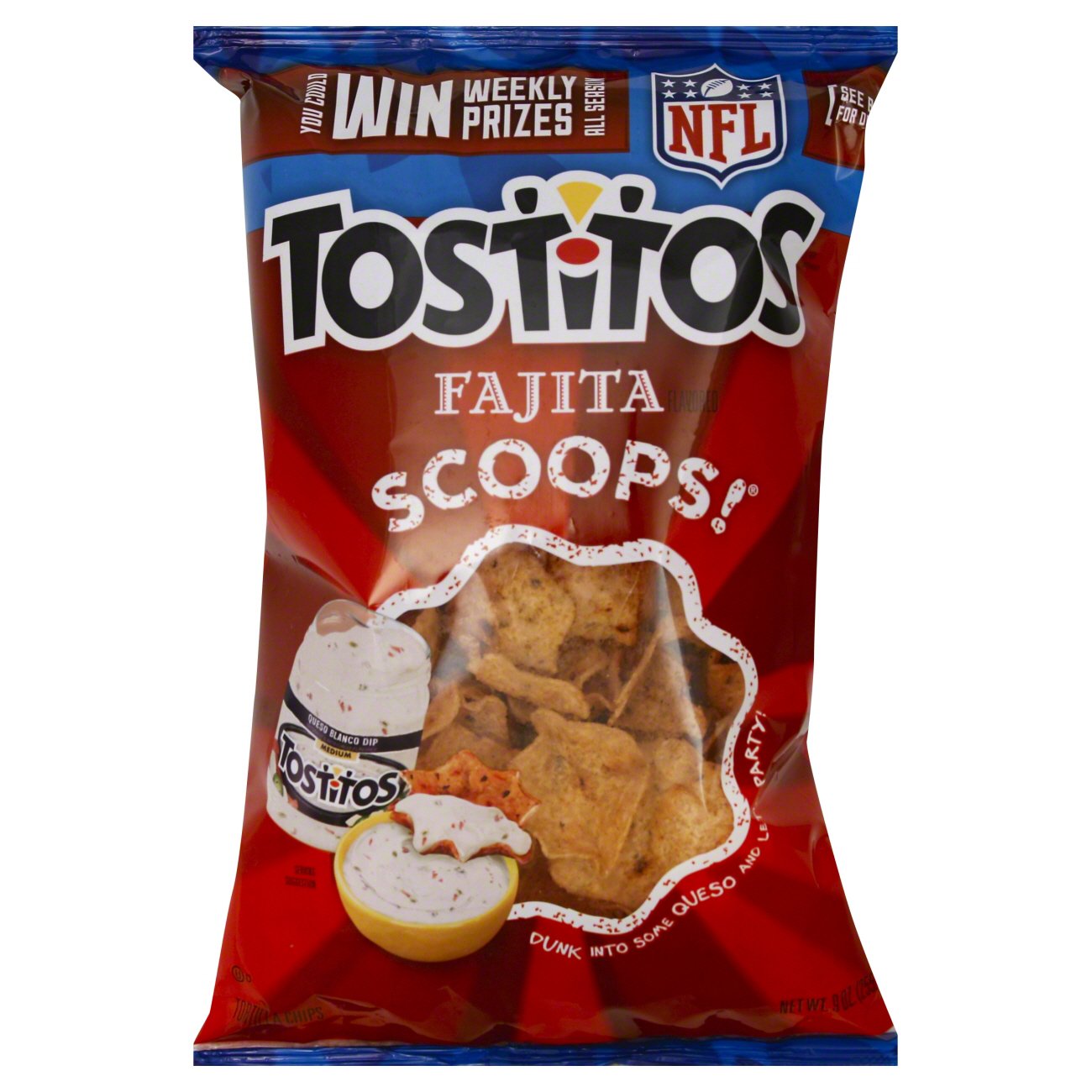 Tostitos Scoops Fajita Tortilla Chips - Shop Chips at H-E-B