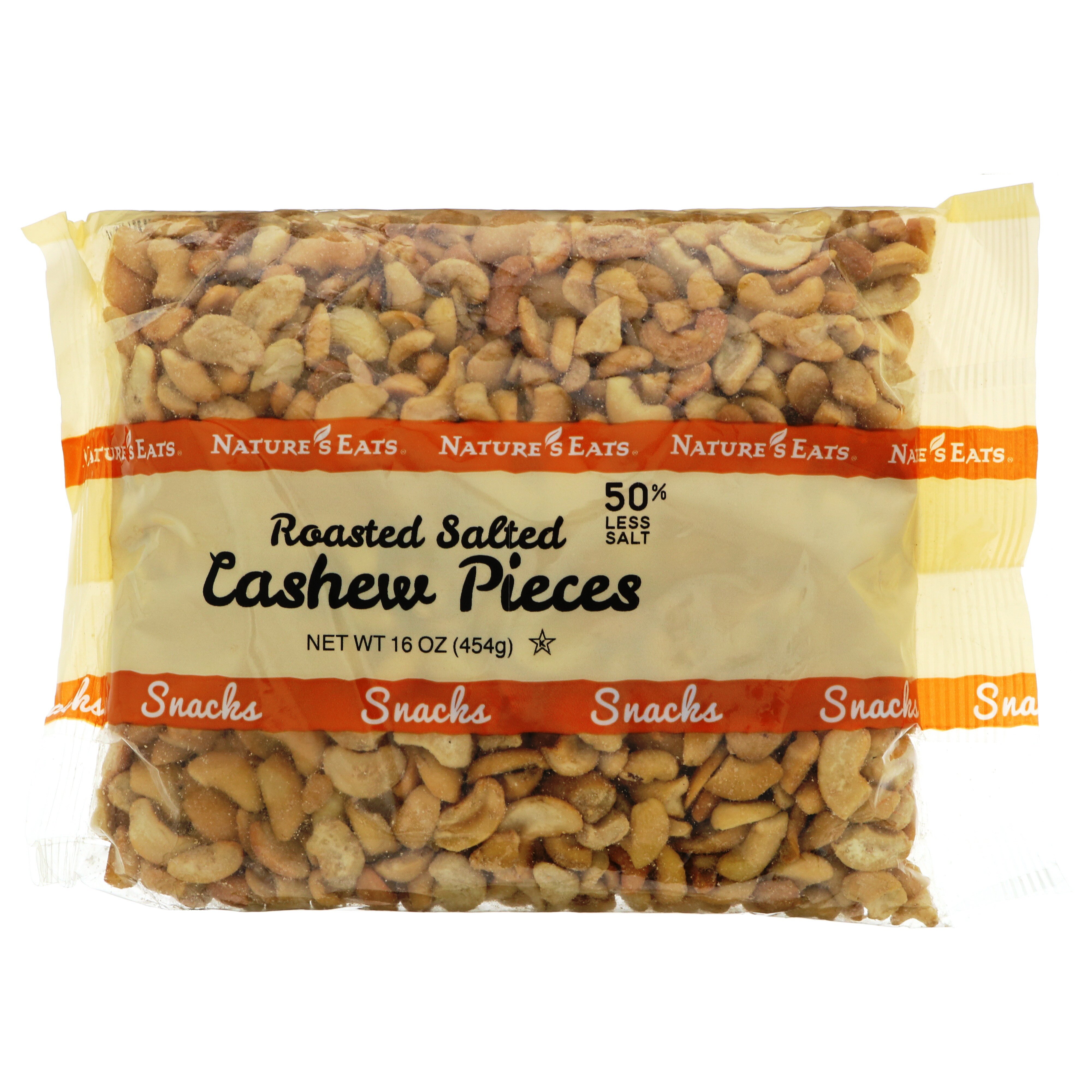 Nature's Eats Roasted Salted Cashew Pieces - Shop Nuts & seeds at H-E-B