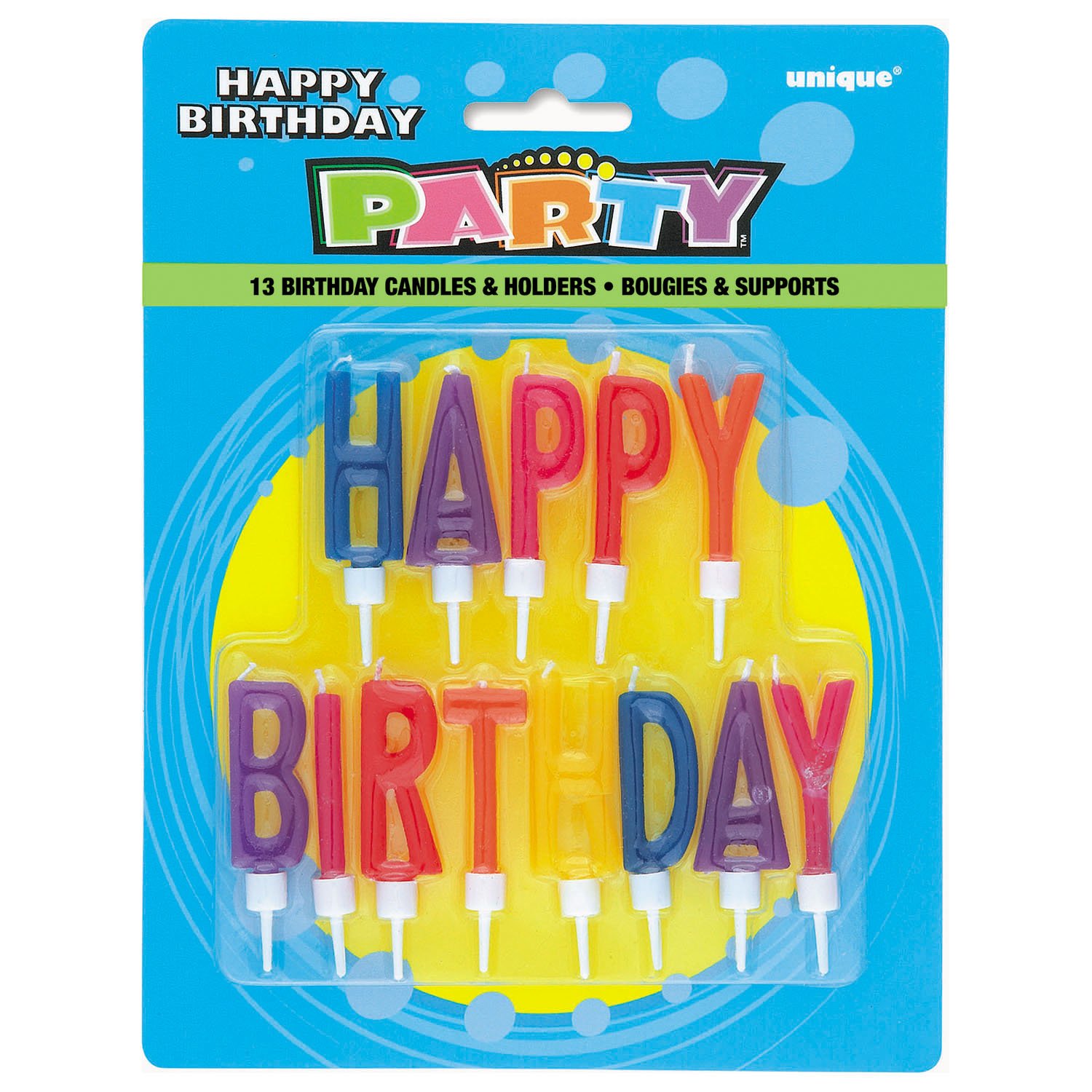 unique Party Happy Birthday Letter Candles & Holders Shop Birthday