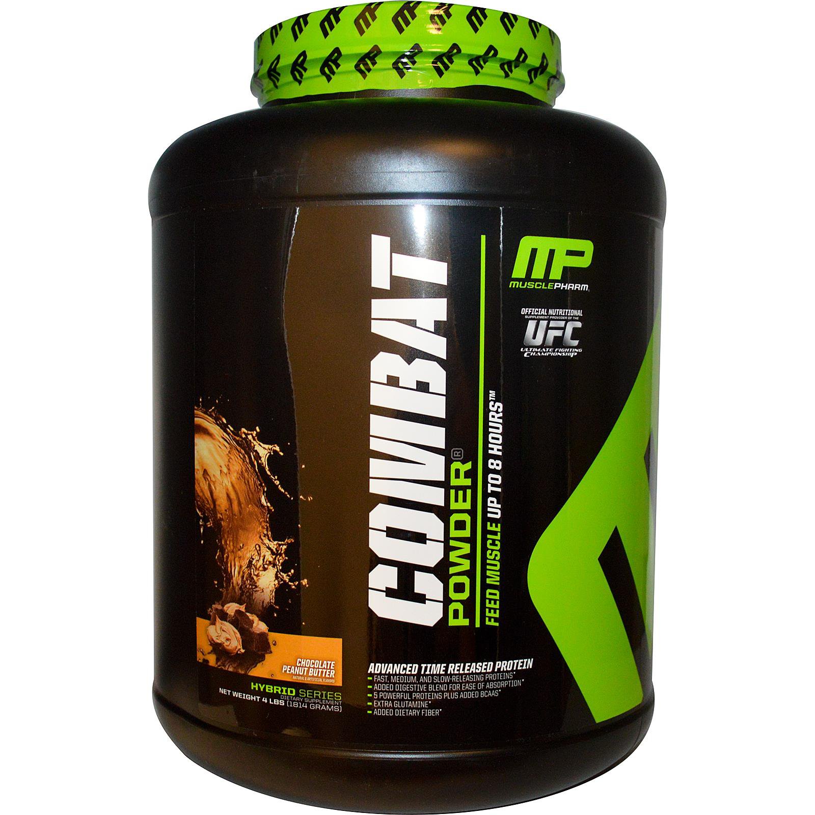 Muscle Pharm Combat Chocolate Peanut Butter Powder - Shop Diet ...