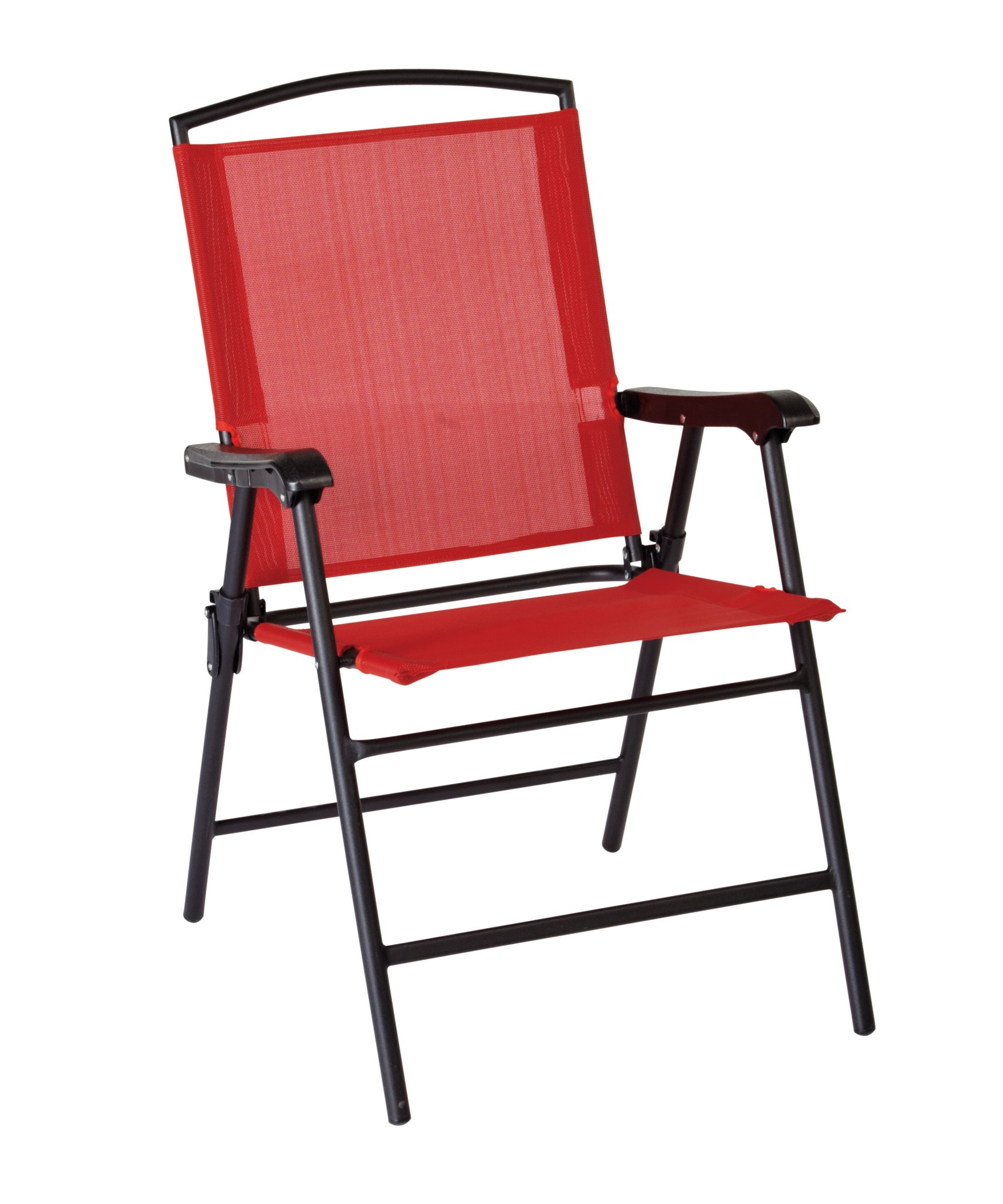 Outdoor Solutions Red Folding Sling Chair Shop Chairs