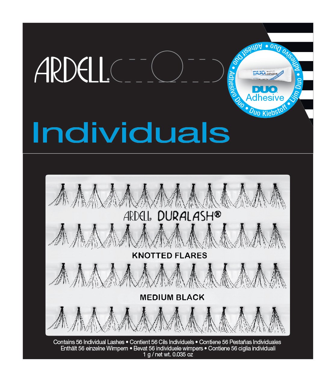 Ardell Individuals Knot Free Medium Black Double Flare Lashes - Shop ...