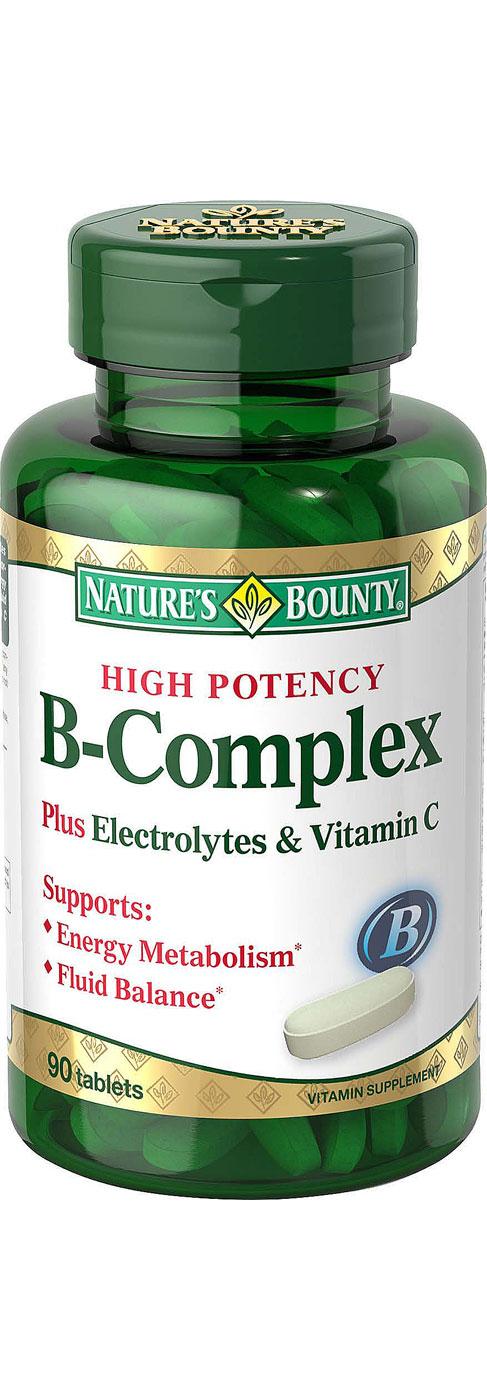 Nature's Bounty High Potency B-Complex Tablets; image 1 of 2