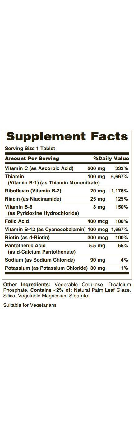 Nature's Bounty High Potency B-Complex Tablets; image 2 of 2