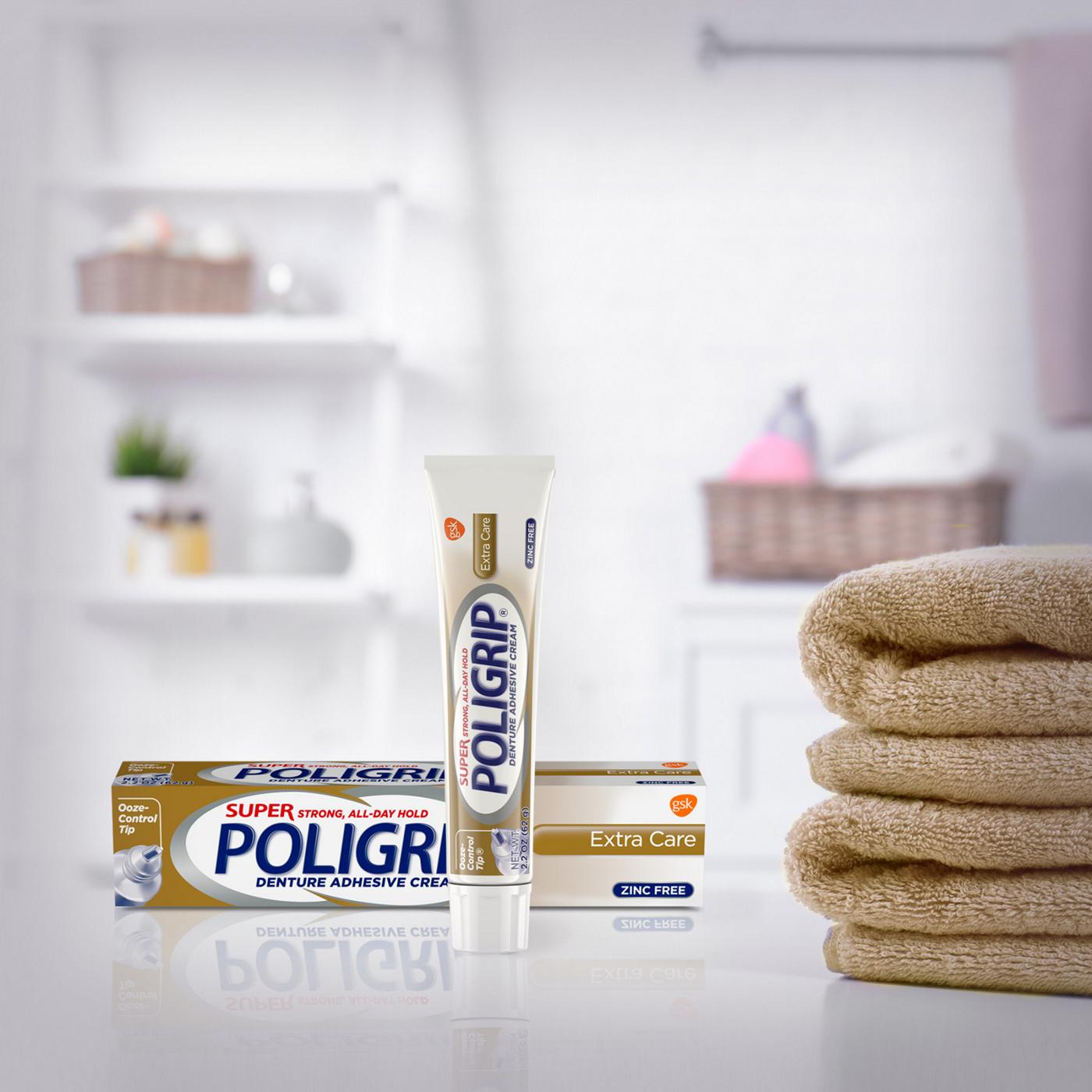 Super Poligrip Extra Care Zinc Free Denture Adhesive Cream; image 4 of 8