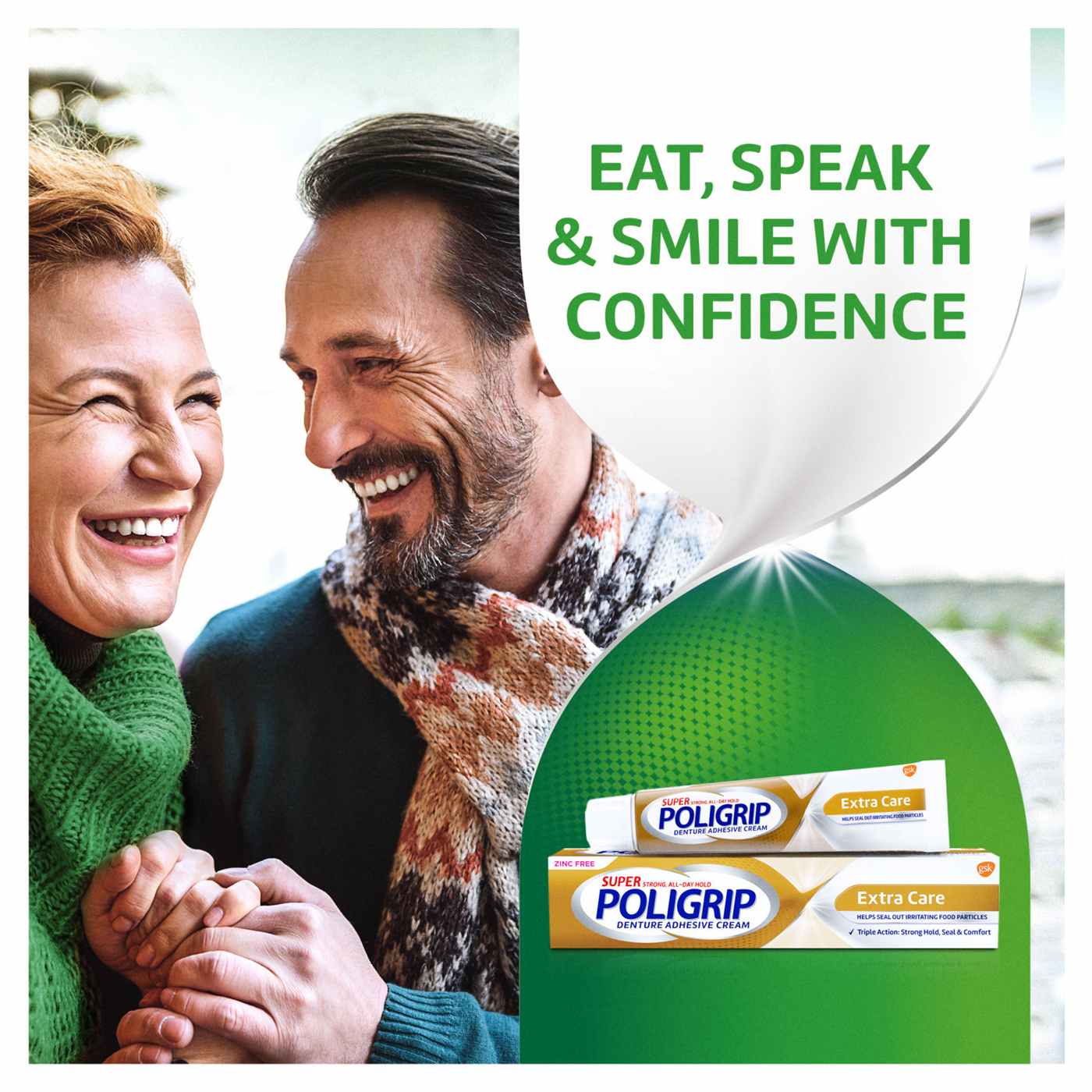 Super Poligrip Extra Care Zinc Free Denture Adhesive Cream; image 7 of 8