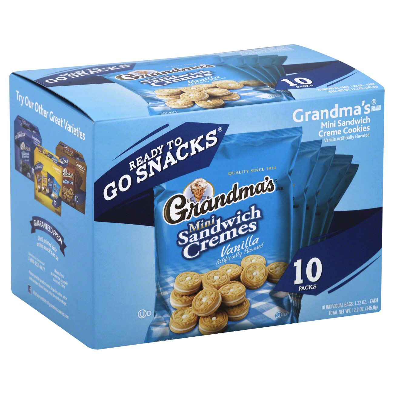 Grandma's Mini Vanilla Creme Sandwich Cookies Shop Cookies at HEB