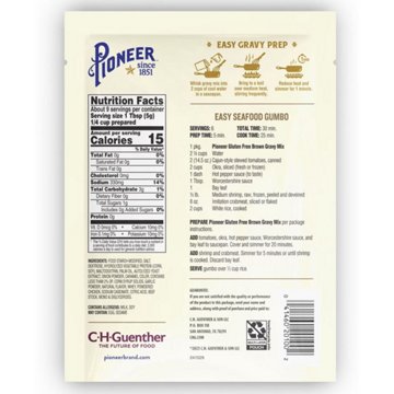 Pioneer Gluten Free Brown Gravy Mix, 1.61 oz