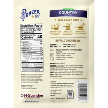Pioneer Gluten Free Country Gravy Mix, 2.75 oz