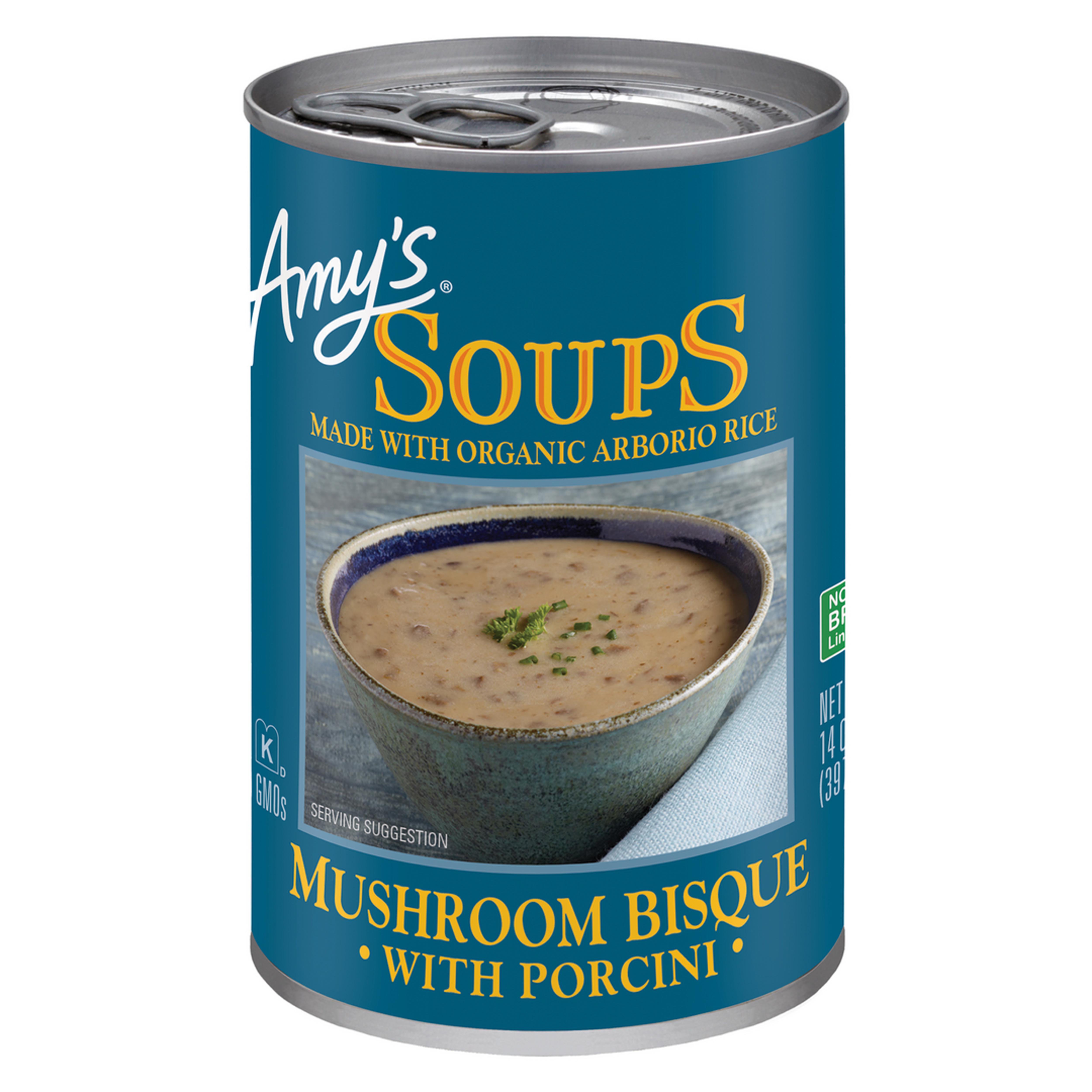 Amy's Mushroom Bisque With Porcini Soup Shop Soups & chili at HEB