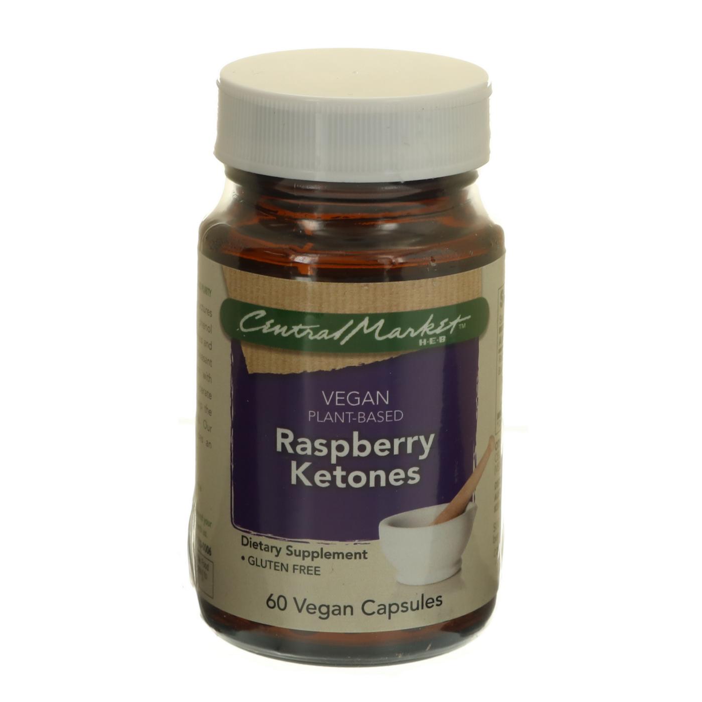 Central Market Raspberry Ketones Vegan Capsules; image 1 of 2