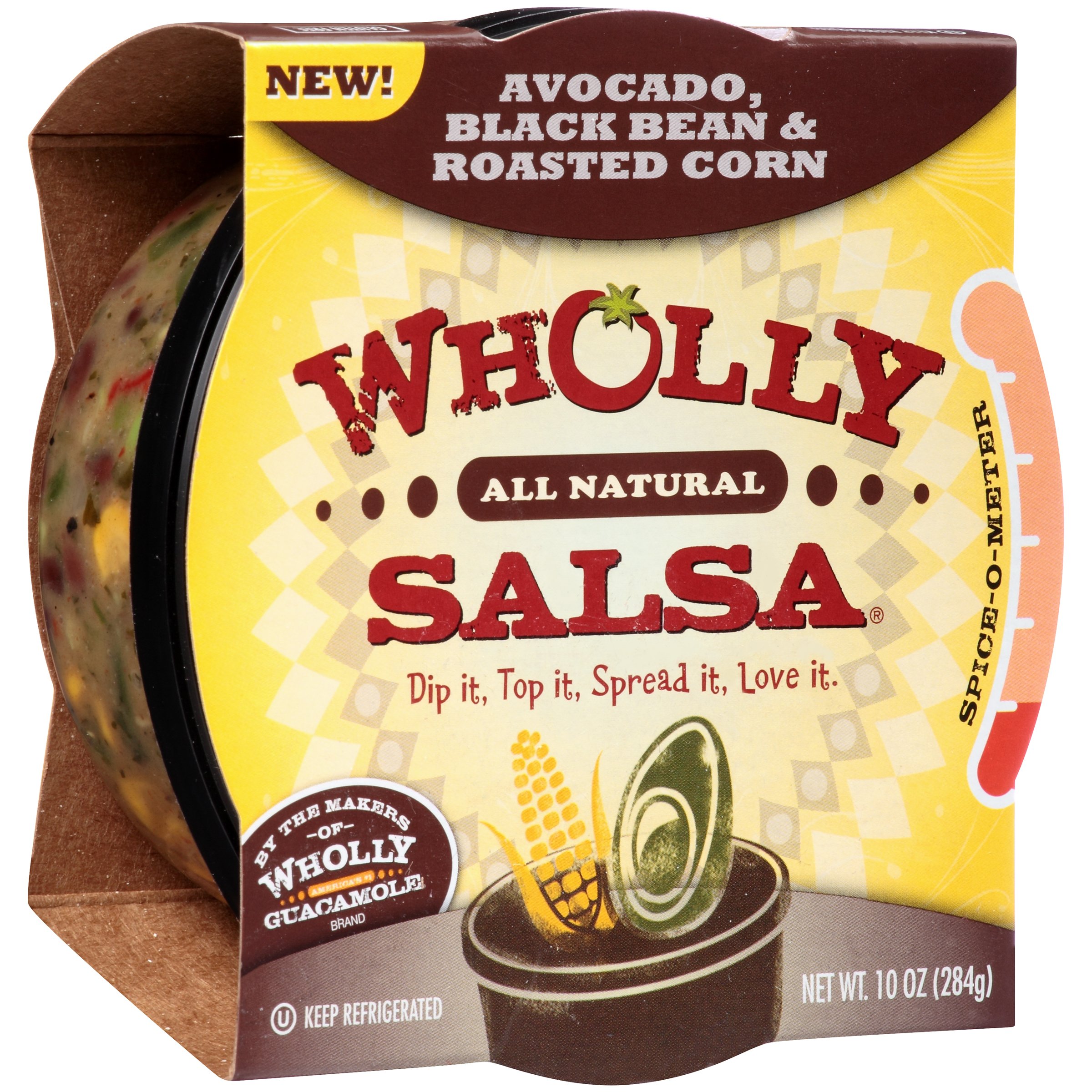 Wholly Guacamole Salsa Avocado Black Bean & Roasted Corn Shop Dip at