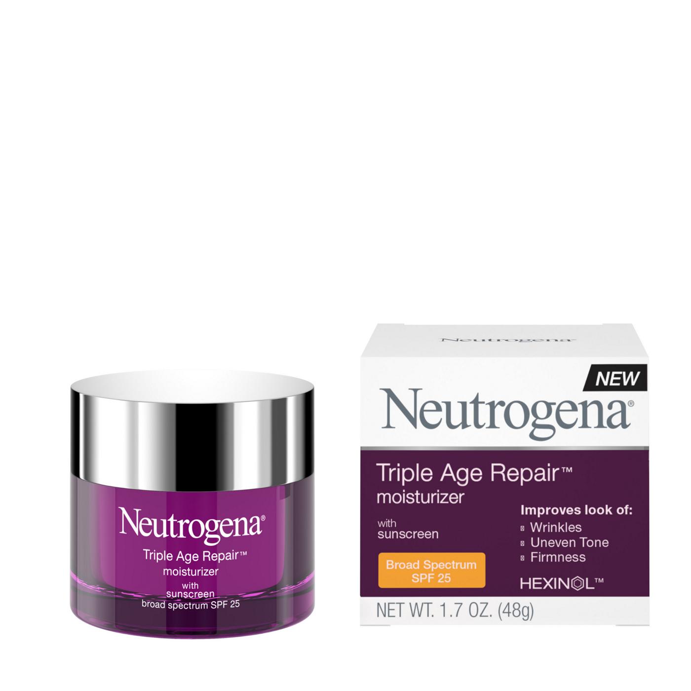 Neutrogena Triple Age Repair Anti-Aging Moisturizer - SPF 25; image 2 of 7