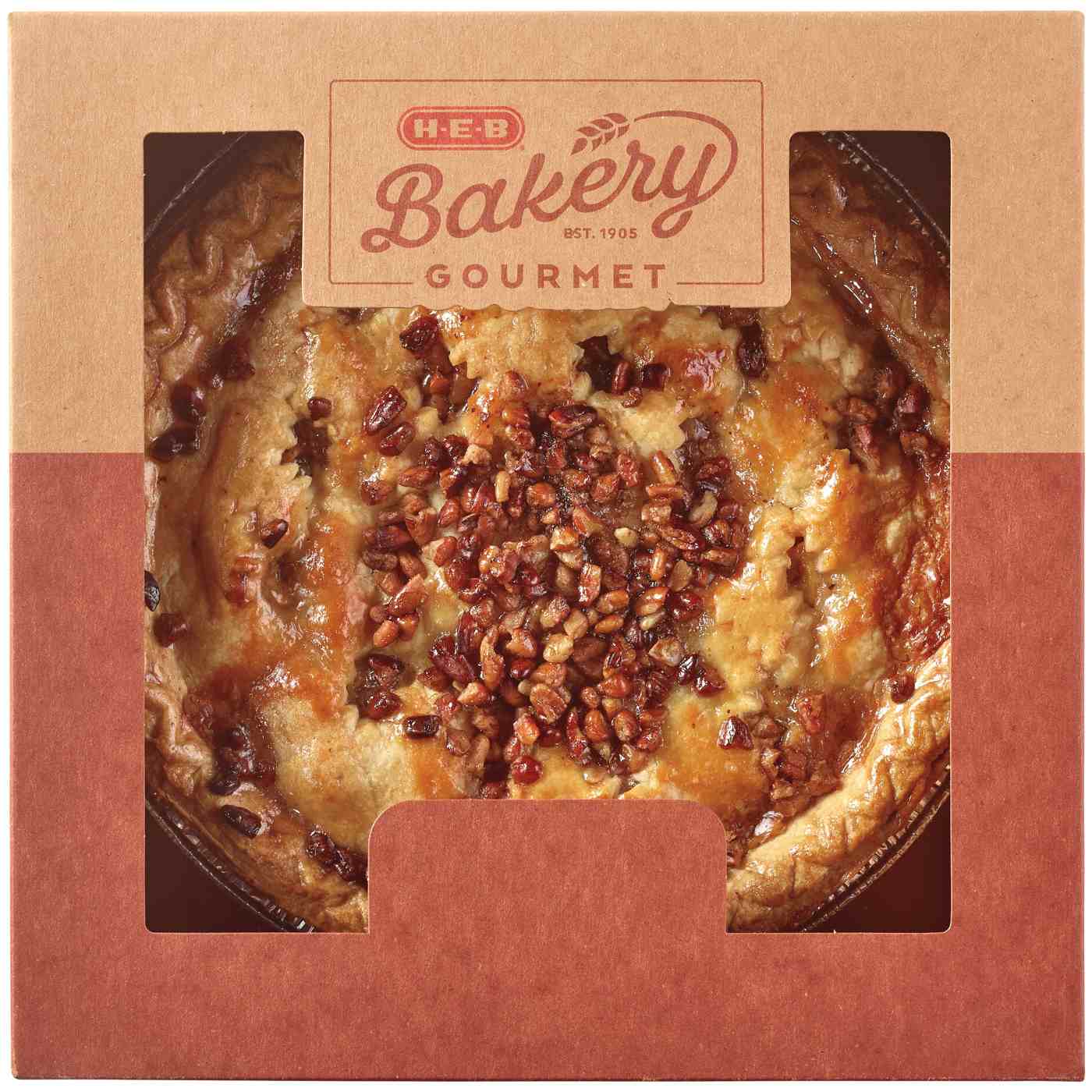 H-E-B Bakery Gourmet Peach Praline Pie; image 4 of 4