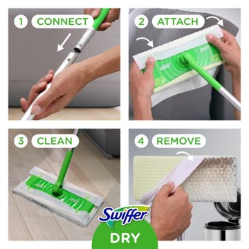 Swiffer Sweep & Mop 2-in-1 Dry + Wet Floor Mopping & Sweeping Kit