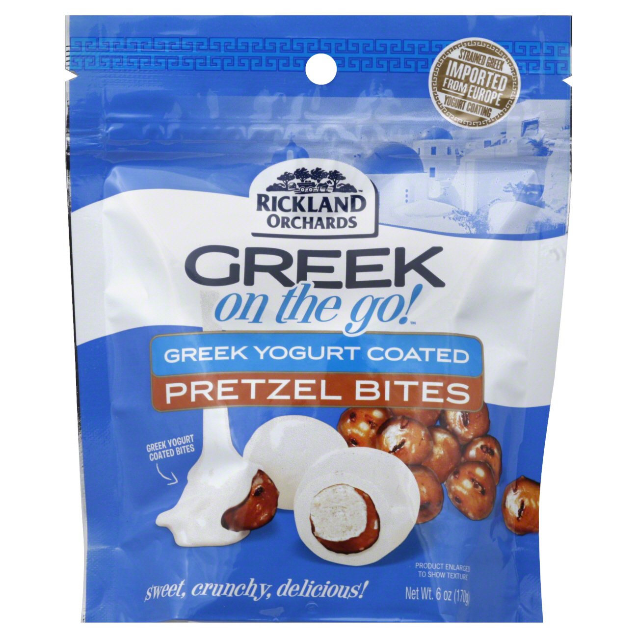 Rickland Orchards Greek On The Go! Greek Yogurt Coated Pretzel Bites Shop Chips at HEB