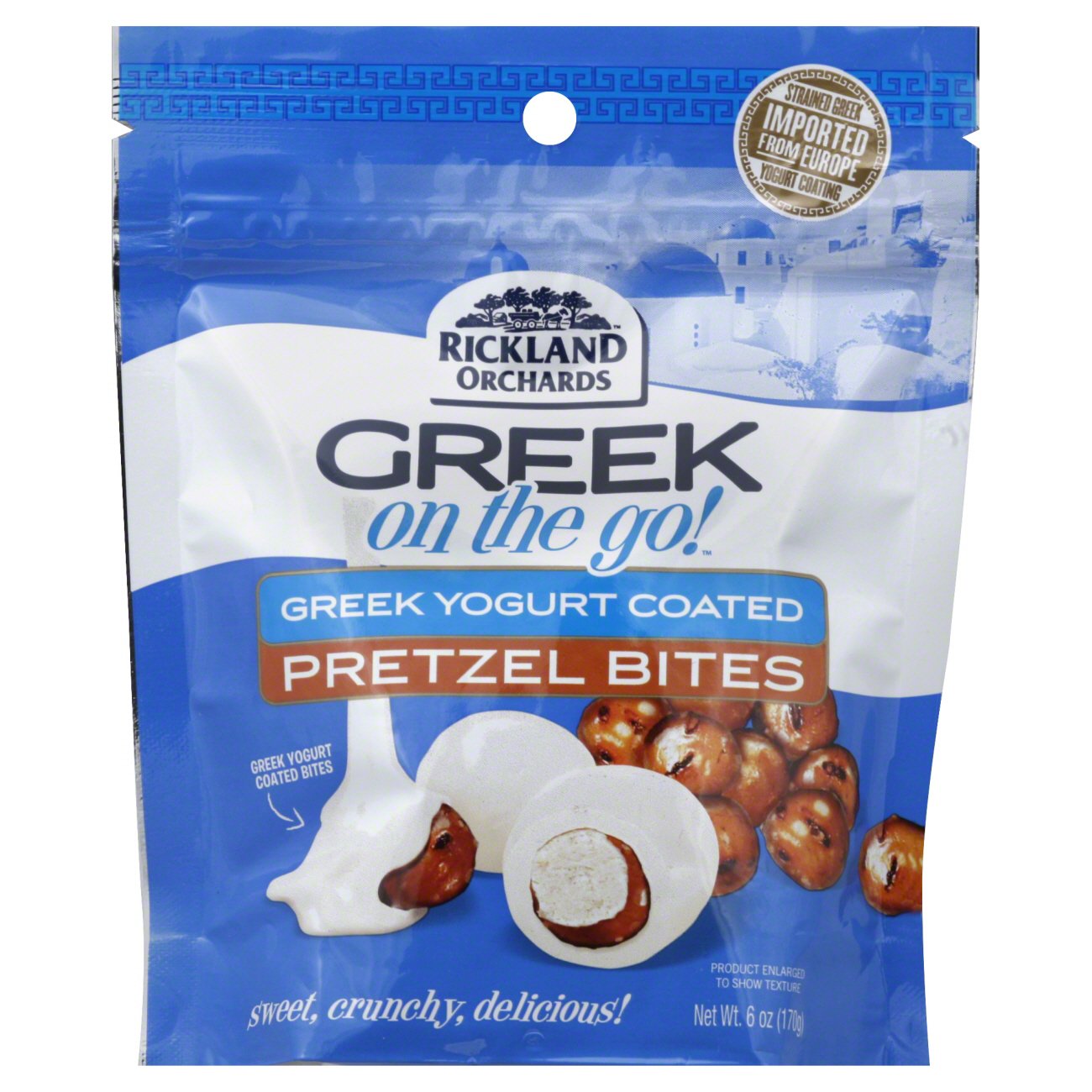 Rickland Orchards Greek On The Go! Greek Yogurt Coated Pretzel Bites ...