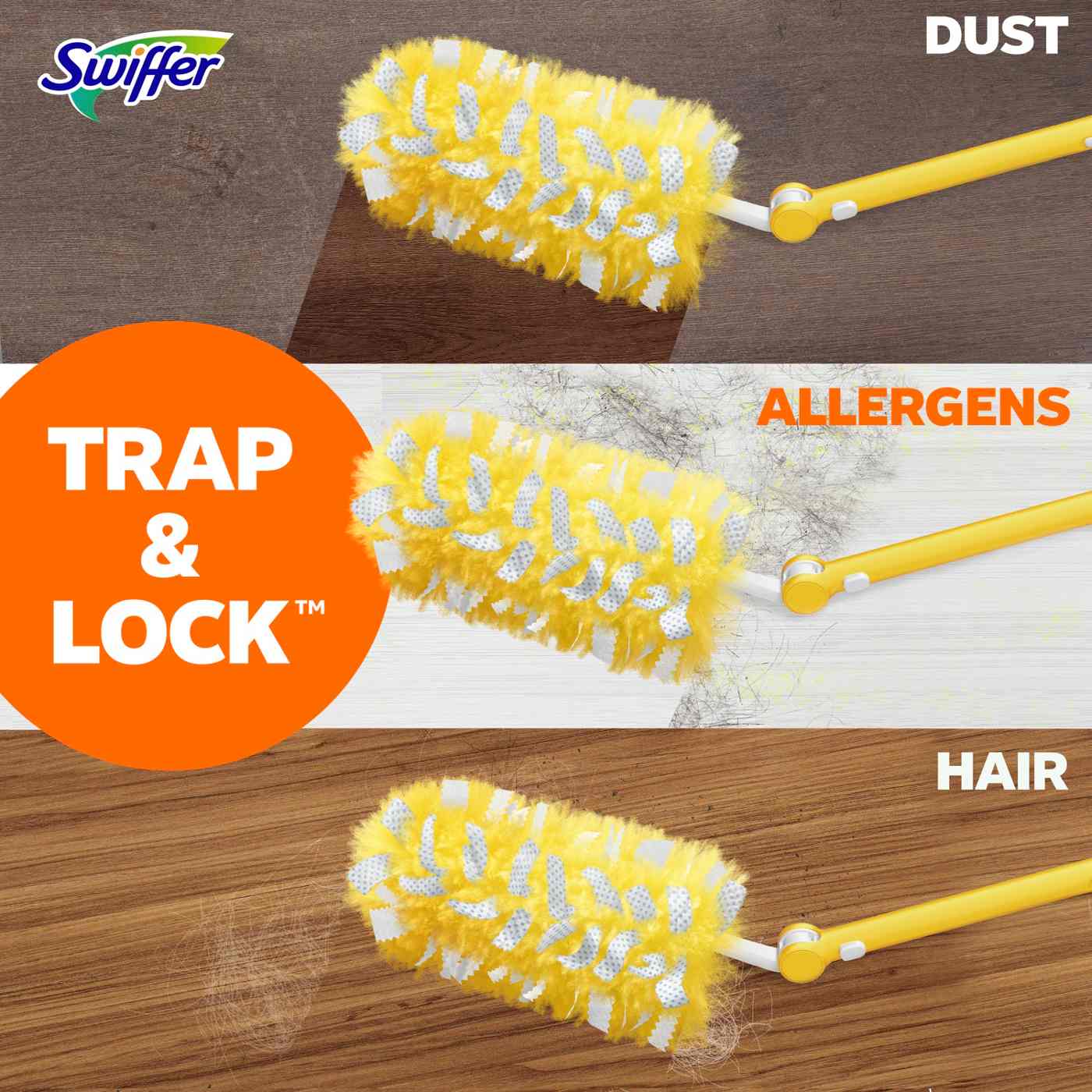 Swiffer Duster 360 Degree Dusters Heavy Duty Extendable Handle Starter Kit Shop Cleaning