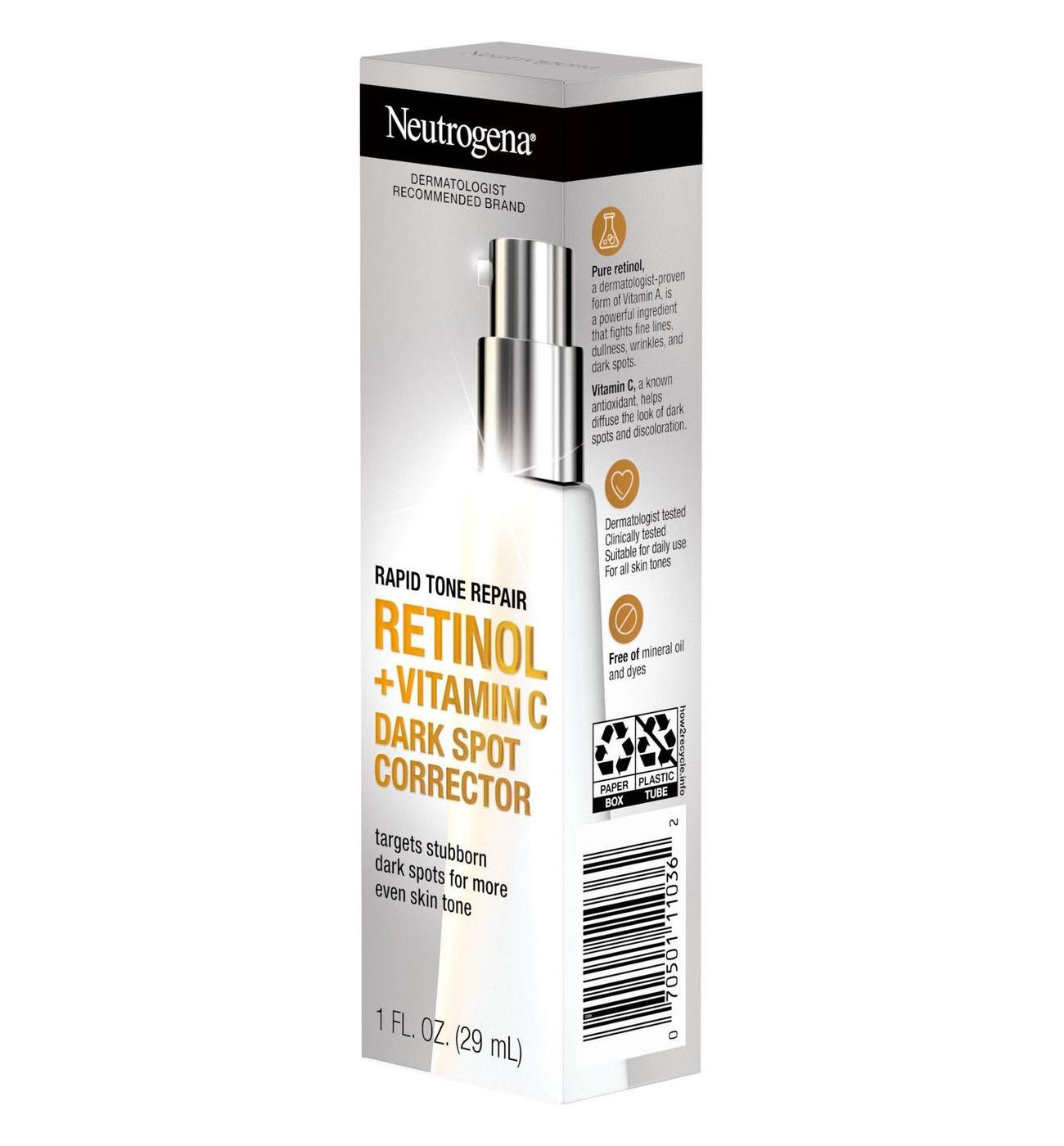 Neutrogena Tone Retinol + Vitamin C Dark Spot Corrector; image 7 of 8