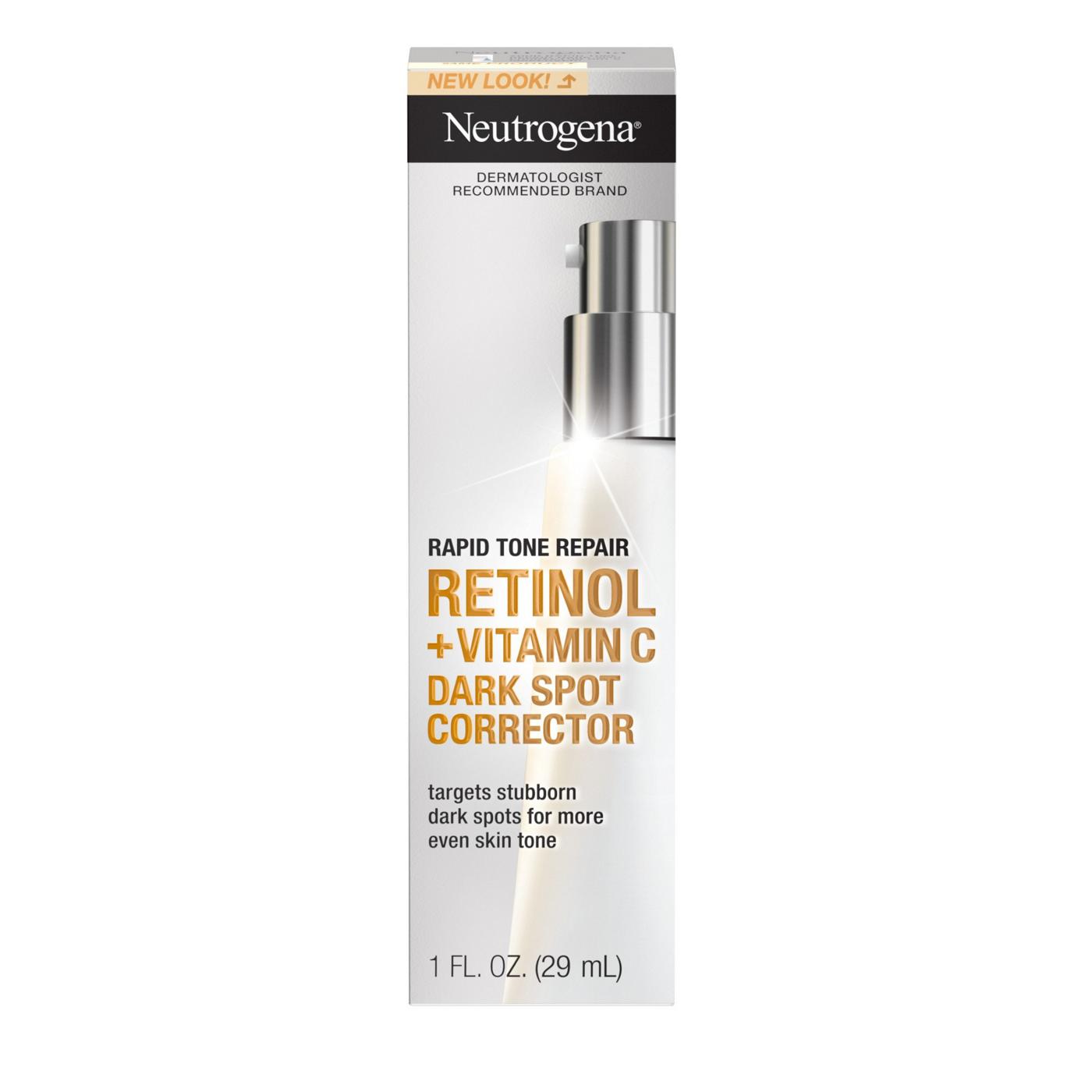 Neutrogena Rapid Tone Repair Retinol + Vitamin C Dark Spot Corrector; image 8 of 8