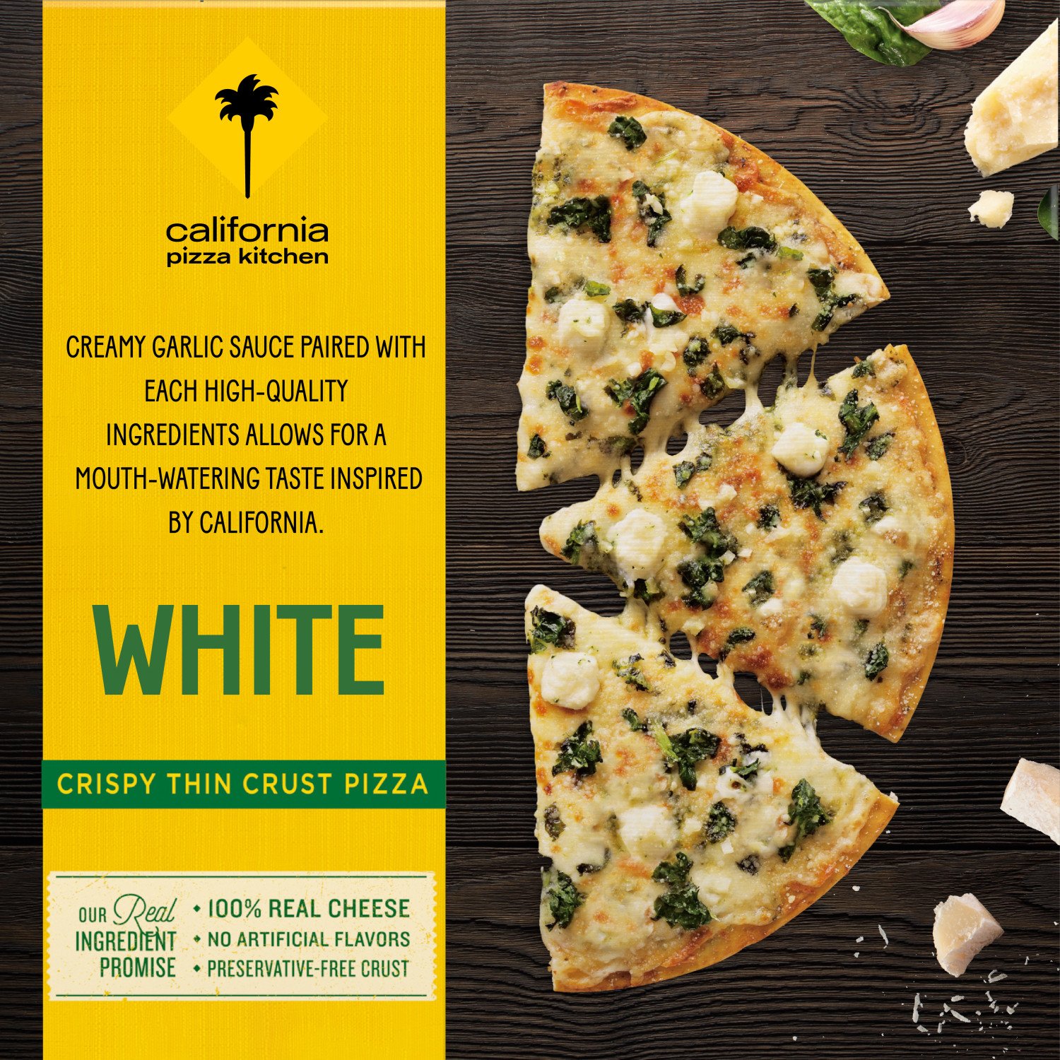 California Pizza Kitchen White Recipe Crispy Thin Crust Frozen Pizza Shop Pizza At HEB